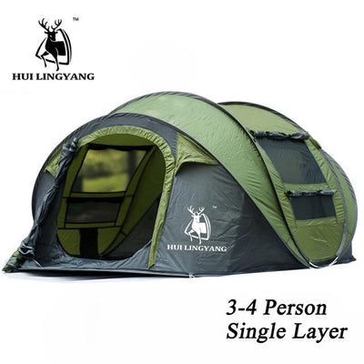 Very Large 5-6 Person Camping Tent Double Layers for large family waterproof