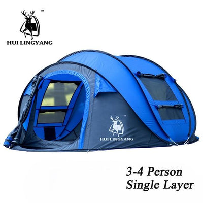 Very Large 5-6 Person Camping Tent Double Layers for large family waterproof