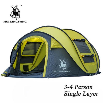 Very Large 5-6 Person Camping Tent Double Layers for large family waterproof