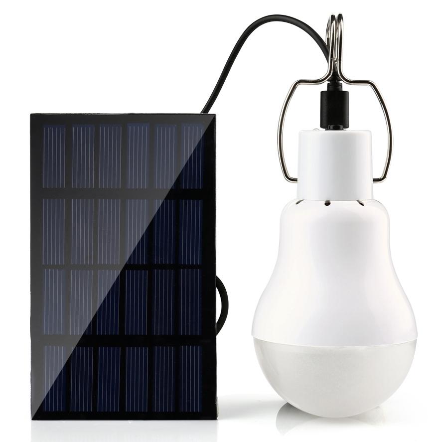 Solar-Powered Camping LED Bulb